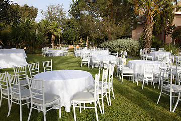 Image showing Celebration in the garden