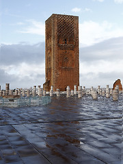 Image showing Hassan Tower in Rabat