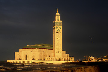 Image showing Hassan II Mosque in Casablanca