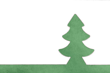 Image showing Christmas tree in green