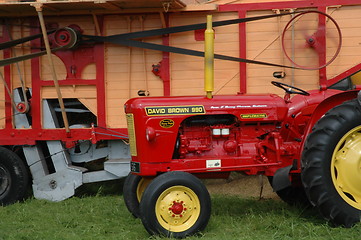 Image showing Irish corn threshing