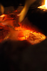 Image showing Fire and embers