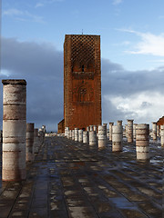 Image showing Hassan Tower in Rabat