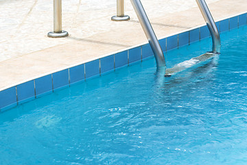 Image showing Swimming pool in the sun