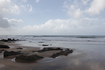 Image showing Moroccan coast in Dar Bouazza