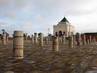 Image showing Mausoleum of Mohammed V in Rabat