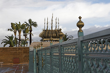 Image showing Mausoleum of Mohammed V in Rabat