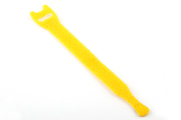 Image showing Velcro cable tie in yellow