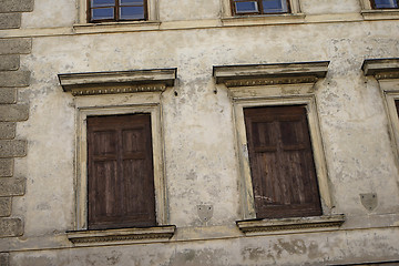 Image showing Old windows downtown of Prague