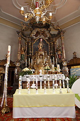 Image showing Holy candles at the communion