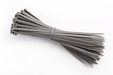 Image showing Cable tie in grey
