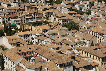 Image showing Rooftops of Granada