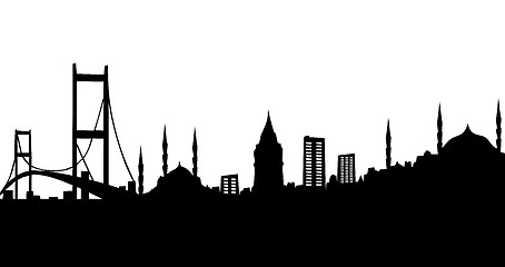 Image showing istanbul silhouette