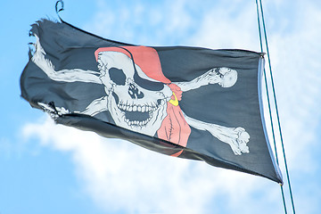 Image showing Pirate flag 