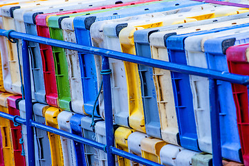 Image showing boxes on a fishing cutter