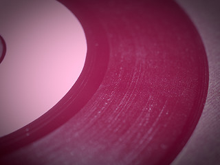 Image showing Retro look Record