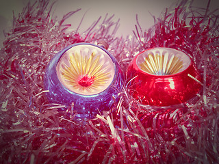 Image showing Retro look Christmas decoration