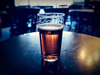 Image showing Pint of beer