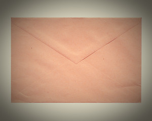 Image showing Retro letter envelope