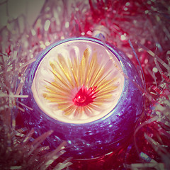 Image showing Retro look Christmas decoration