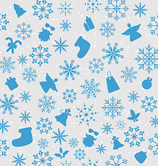 Image showing Christmas wallpaper with traditional elements