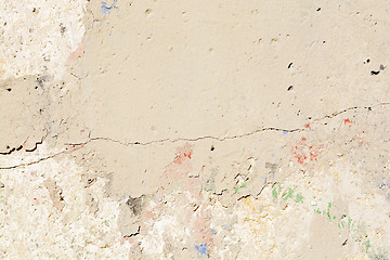 Image showing White wall texture or background