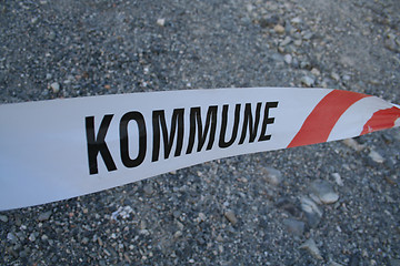 Image showing kommune ribbon