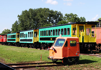 Image showing Train carriages.