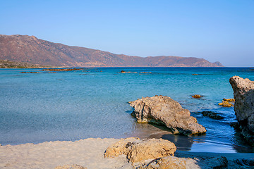 Image showing Elafonisi island view