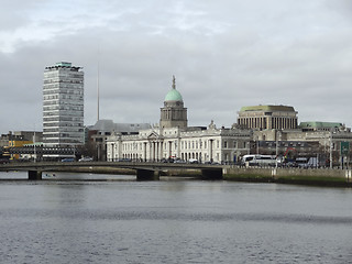 Image showing Dublin with Custom House