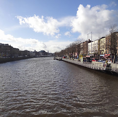 Image showing waterside scenery in Dublin