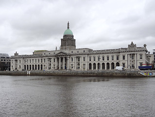 Image showing Dublin with Custom House