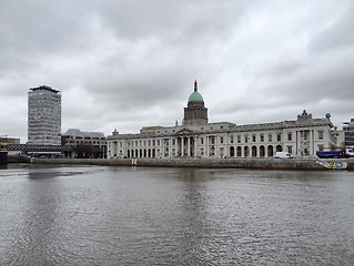 Image showing Dublin with Custom House