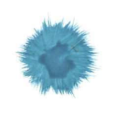 Image showing blue blot