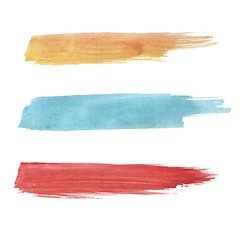 Image showing watercolor blots