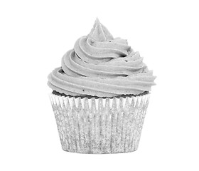 Image showing Tasty cupcake with frosting