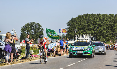 Image showing The Polka Dot Jersey- Pierre Rolland