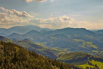 Image showing Mountains background