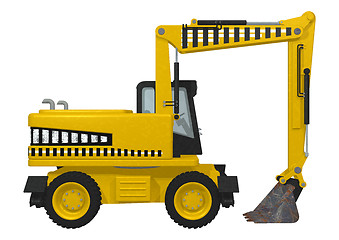 Image showing Wheel Excavator