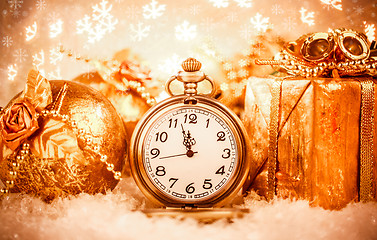 Image showing Christmas pocket watch