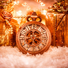 Image showing Christmas pocket watch