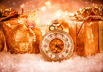 Image showing Christmas pocket watch