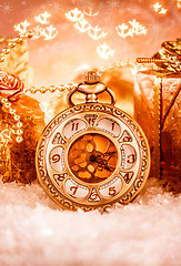 Image showing Christmas pocket watch