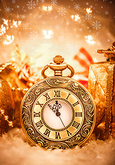 Image showing Christmas pocket watch