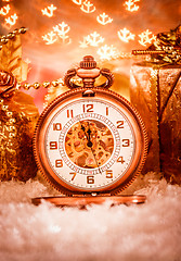 Image showing Christmas pocket watch