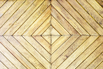 Image showing wooden door background