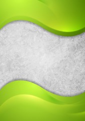 Image showing Grunge wavy bright background