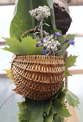 Image showing Autumn basket