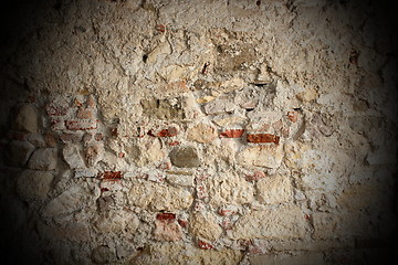 Image showing old stone wall texture