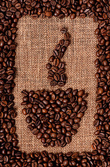 Image showing Coffee background